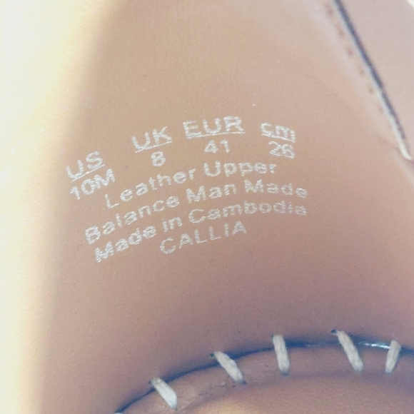 New Franco Sarto Callia Tan Leather Ankle Strap Wedge Sandal T302 - Picture 11 of 12